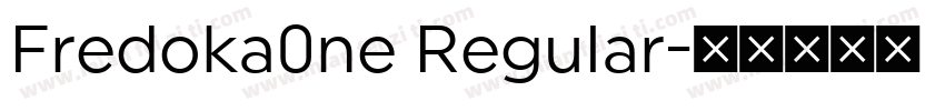 Fredoka0ne Regular字体转换
